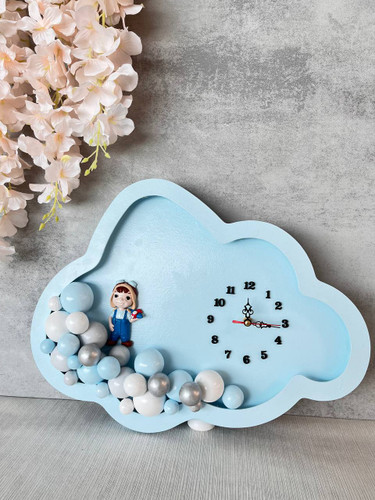 چراغ خواب اتاق کودک طرح پسر بچه چوبی دکوراسیون - آرنیکا گالری