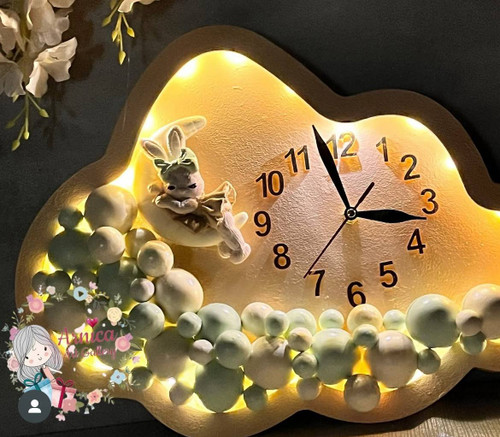 چراغ خواب اتاق کودک طرح خرگوش چوبی دکوراسیون - آرنیکا گالری