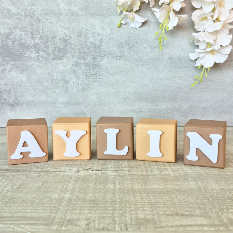 مکعب اسم چوب روس اتاق کودک دکوراسیون - آرنیکا گالری