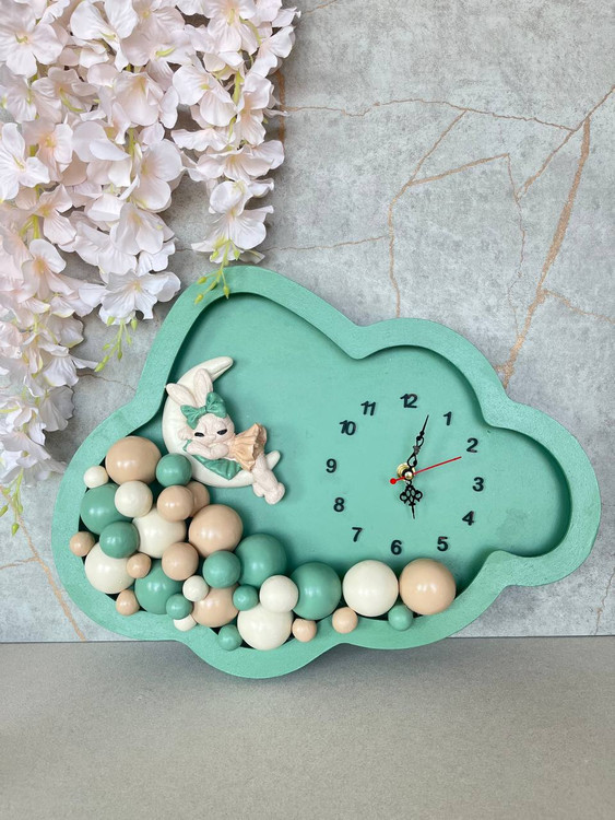 چراغ خواب اتاق کودک طرح خرگوش چوبی - آرنیکا گالری