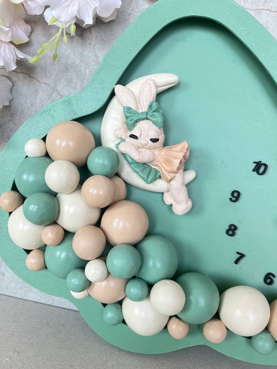 چراغ خواب اتاق کودک طرح خرگوش چوبی - جزئیات - آرنیکا گالری