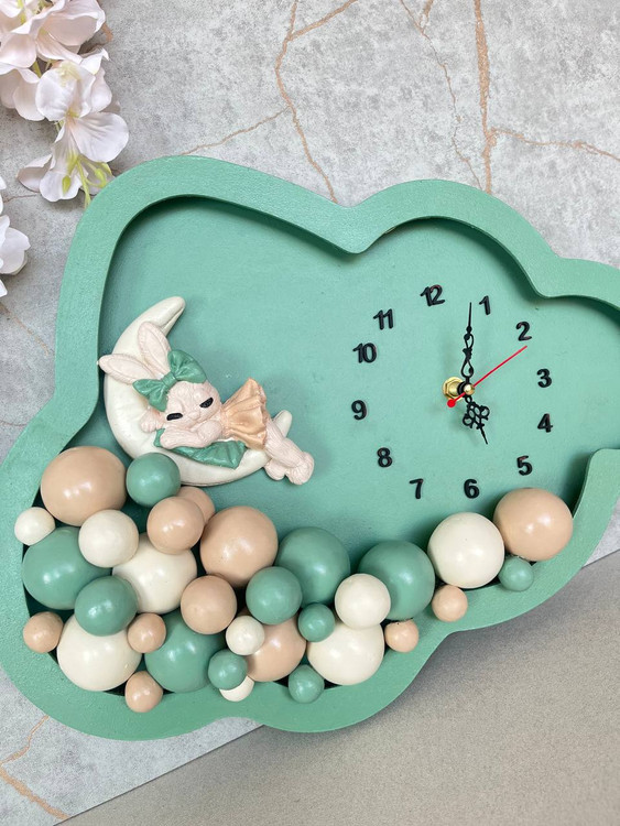 چراغ خواب خرگوش دکوراسیون اتاق نوزاد چوبی - آرنیکا گالری