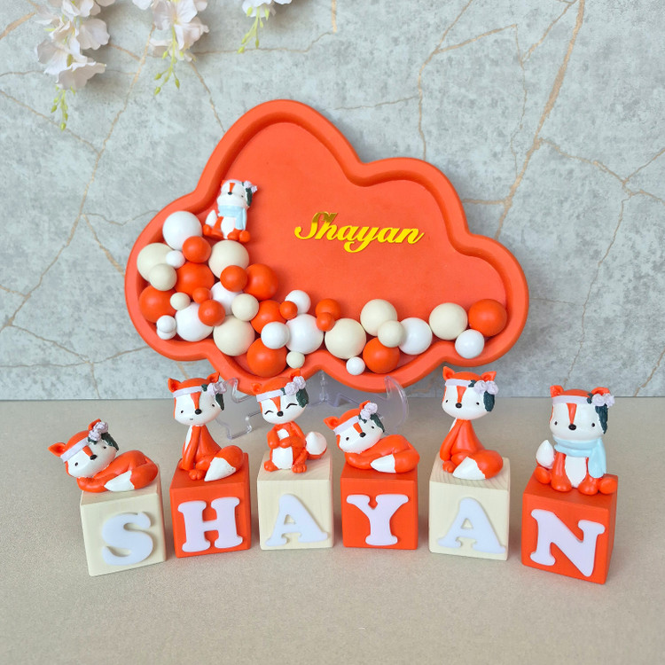 تابلو توپی اتاق کودک طرح روباه - آرنیکا گالری