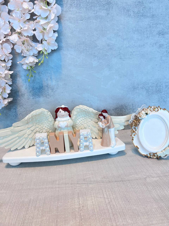 استند اسم کودک آنیا مدل بال فرشته - آرنیکا گالری