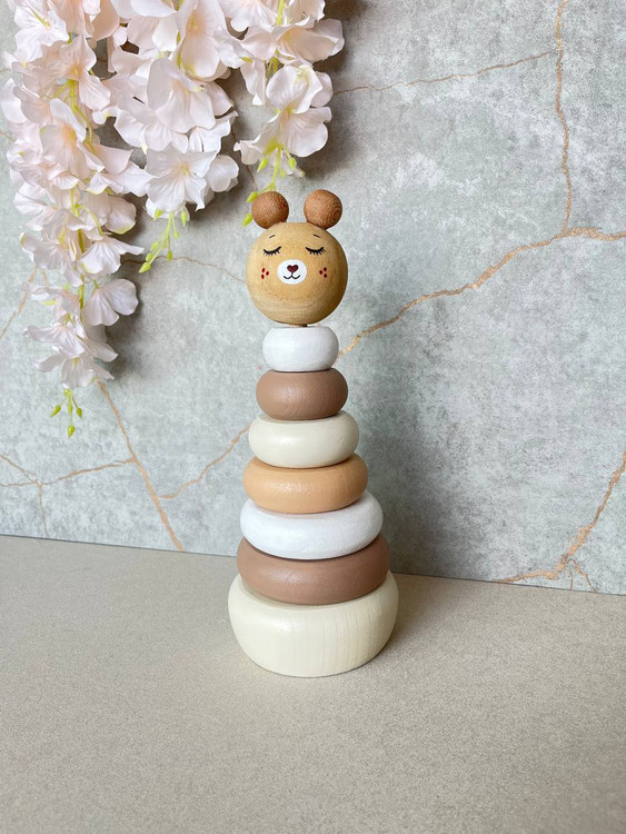 گاهشمار و برج هوش چوبی اتاق کودک - جزئیات - آرنیکا گالری