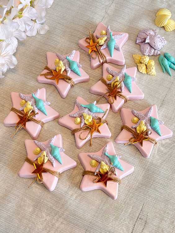 گیفت تولد صدف چوبی اتاق کودک - نمای نزدیک - آرنیکا گالری