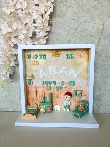 تابلو قد و وزن اتاق کودک مدل آران - نمای اصلی